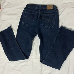 Jeans Levis blue Low rise bootcut skinny